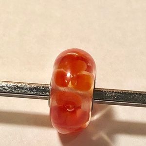 Trollbeads Peach Glass Bead